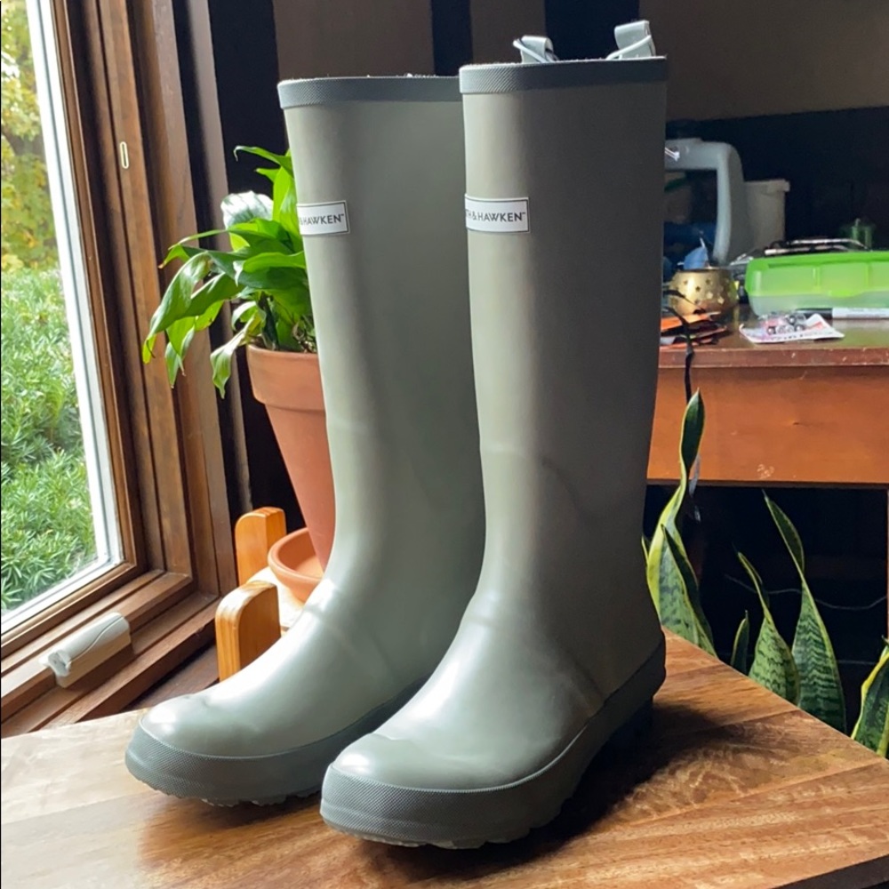 Sage Green Rain/Mud/Garden Boots- Waterproof